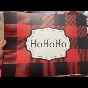 New 6 count plaid placemat rubber